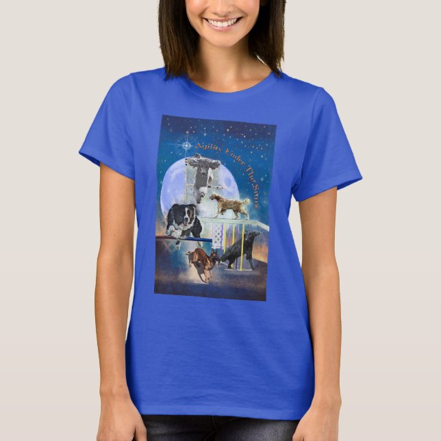 Camiseta Agilidad Bajo Las Estrellas (Anverso)