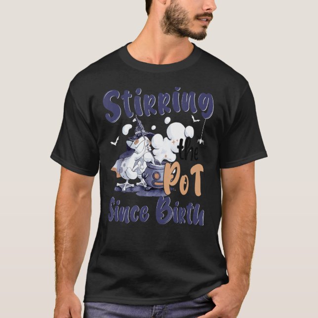 Camiseta Agitación de la olla desde su nacimiento, disfraz  (Anverso)