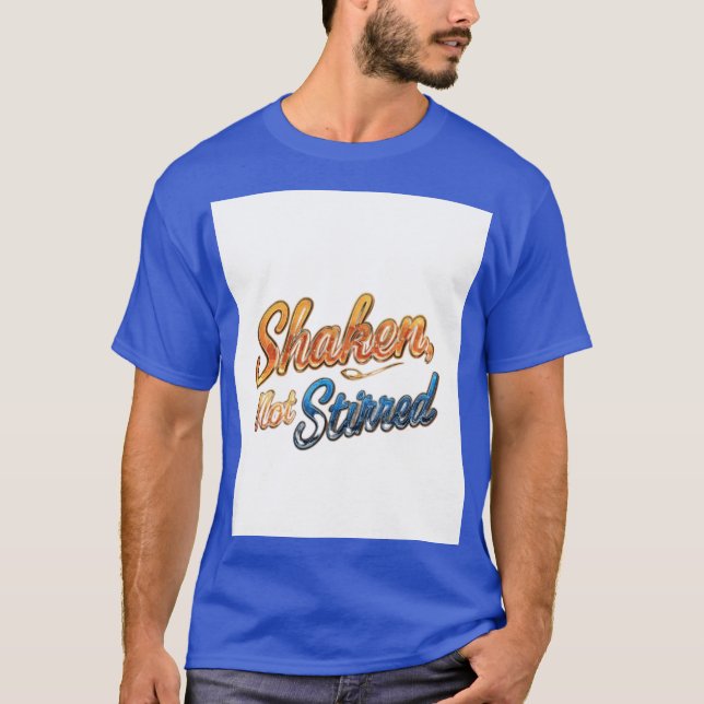Camiseta "Agitado, No Agitado". (Anverso)