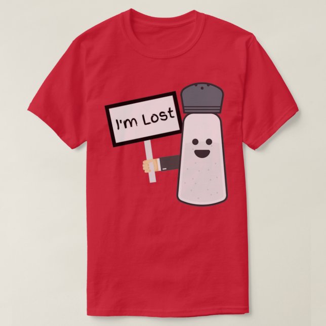 Camiseta Agitador de sal perdido 1 (Diseño del anverso)