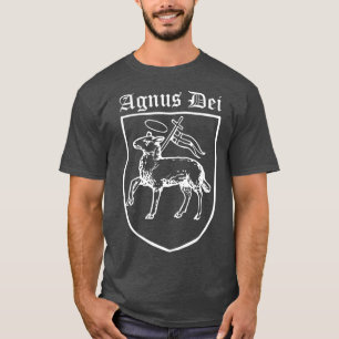 Camiseta Agnus Dei Jesús Cordero de Dios Tradicional Latino