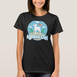 Camiseta Agnus Dei Lamb Dios Tradicional Masa Latina Católi