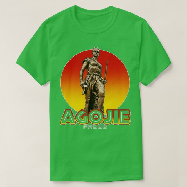 Camiseta Agojie de Dahomey como destacada en la Mujer Rey (Diseño del anverso)