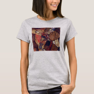 Camiseta Agonía, la lucha de la muerte por Egon Schiele