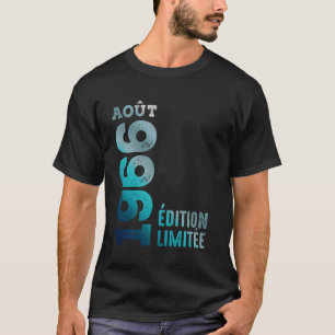 Camiseta Agosto 1966 Año retro 1966 Vintage 1966 Limited E