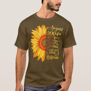 Camiseta Agosto 2004: Regalo de cumpleaños de mujeres, 18 a