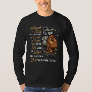 Camiseta Agosto Chica Afro localiza a Chica mujer negra