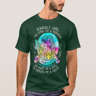 Camiseta Agosto Chica El Alma De Una Sirena