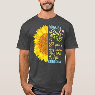Camiseta Agosto Chicas 1985 37 Años De Ser Sunshine Mied