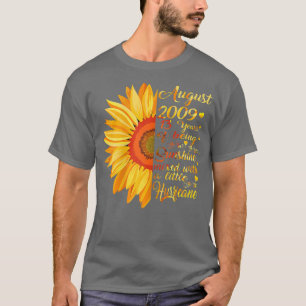 Camiseta Agosto Chicas 2009 Regalo de cumpleaños 13 años
