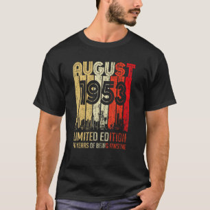 Camiseta Agosto De 1953 70 Años De Ser Increíble 2