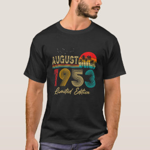 Camiseta Agosto De 1953 Edición Limitada De 68 Años 68º Nac