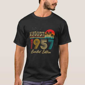 Camiseta Agosto De 1957 Edición Limitada De 64 Años 64º Nac