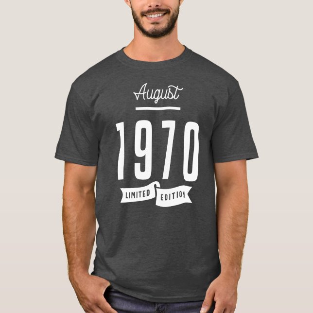Camiseta Agosto de 1970 (Anverso)
