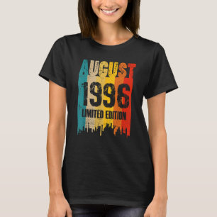 Camiseta Agosto De 1996 27 Años De Ser Increíble 1
