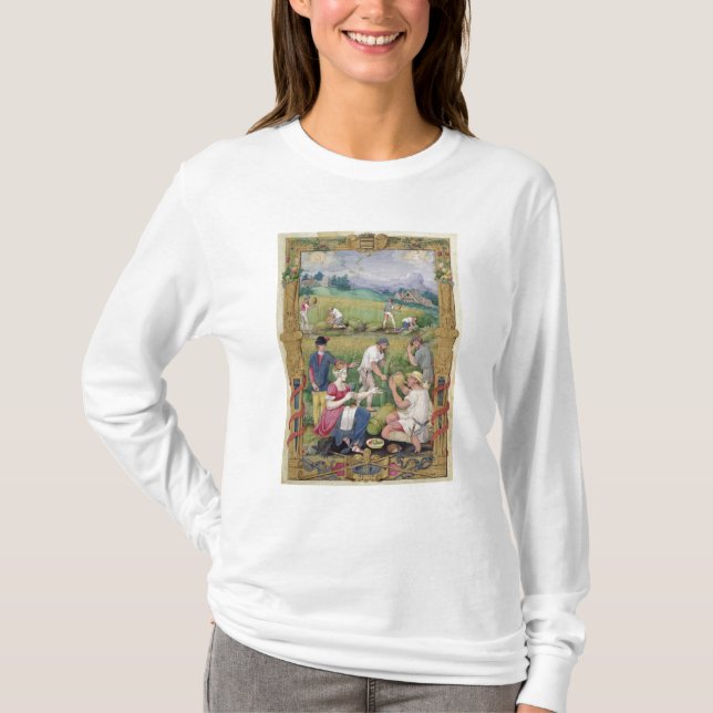 Camiseta Agosto: La cosecha (Anverso)