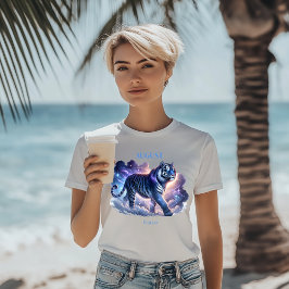 Camiseta Agosto Mes de Nacimiento Espíritu Tigre animal reg