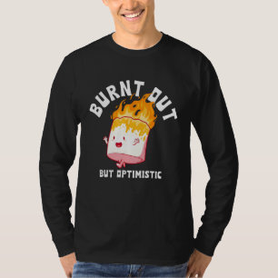 Camiseta Agotado Pero Optimista Dicho Divertido Frase De Hu