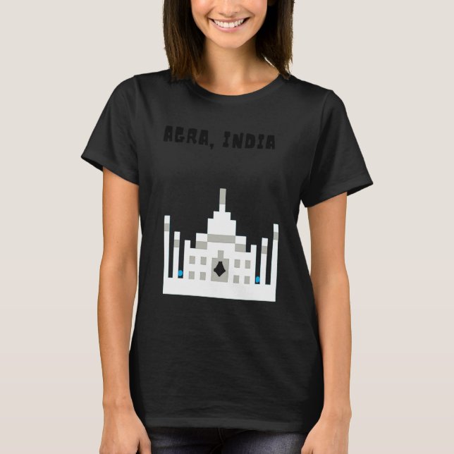 Camiseta Agra, India the beautiful Taj Mahal (Anverso)