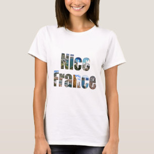 Camiseta Agradable, atracciones turísticas de Francia en