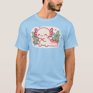 Camiseta Agradable Axolotl, Kawaii Axolotl Shirt