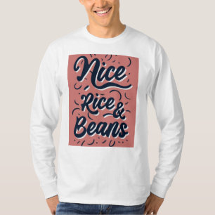 Camiseta agradable como los granos de arroz