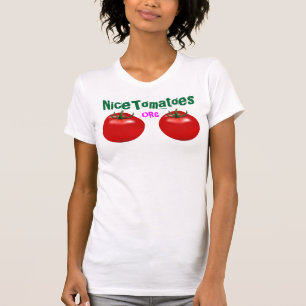 Camiseta agradable de los tomates para la