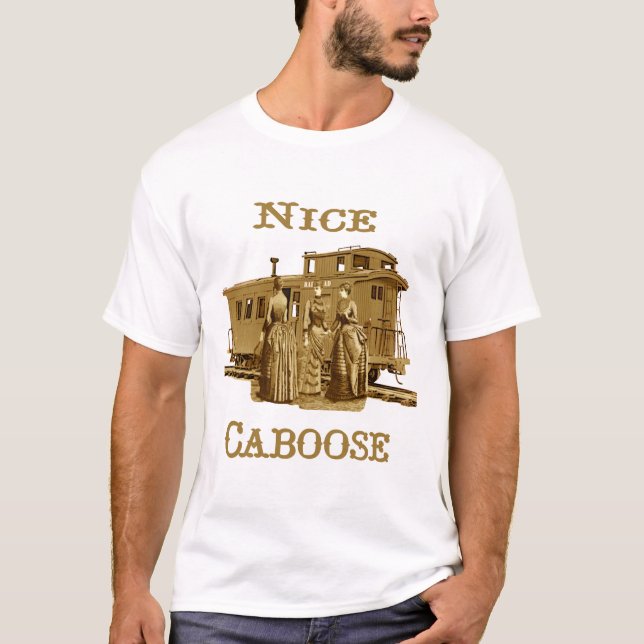 Camiseta agradable del Caboose (Anverso)