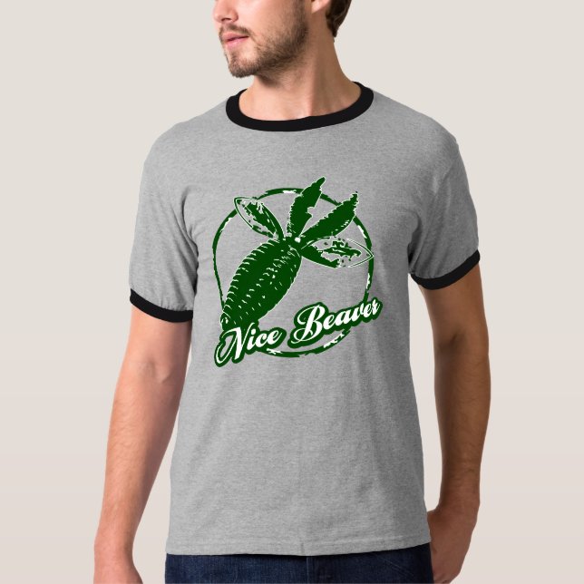 Camiseta agradable del castor (Anverso)