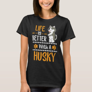 Camiseta Agradable Husky Para Quién Tiene Perro Siberiano C