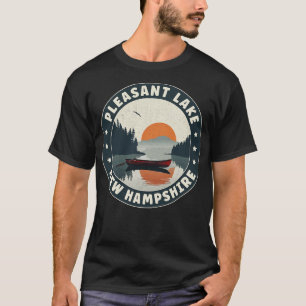 Camiseta Agradable Lake New Hampshire Sunset