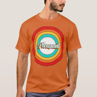 Camiseta Agradable Nombre Shirt Vintage Círculo Agradable