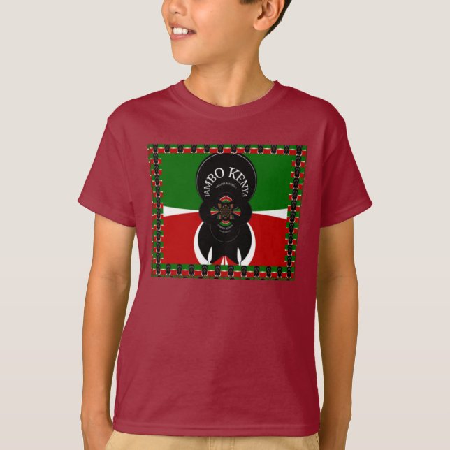Camiseta Agradables corazones de Kenia (Anverso)