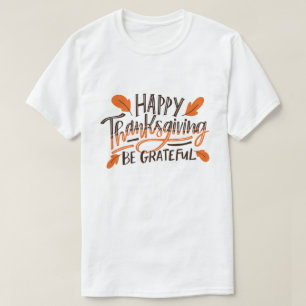 Camiseta Agradecemos - Feliz Día de Acción de Gracias