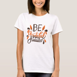 Camiseta Agradecemos - Feliz Día de Acción de Gracias