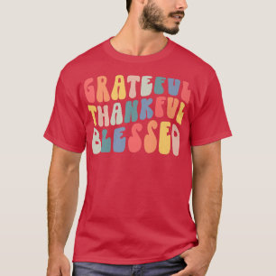 Camiseta Agradecida Agradecida Y Bendecida Caída De Turquía