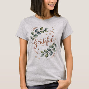Camiseta agradecida - Positividad diaria de té lin
