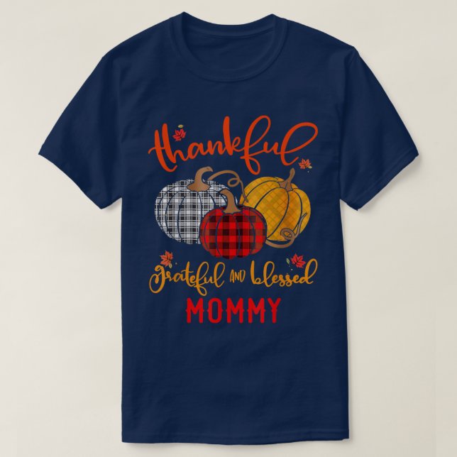 Camiseta Agradecida y agradecida mami búfalo tocada más que (Diseño del anverso)