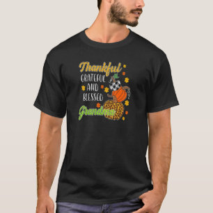Camiseta Agradecidas Abuela Bendecida Abuela Autumn Fa