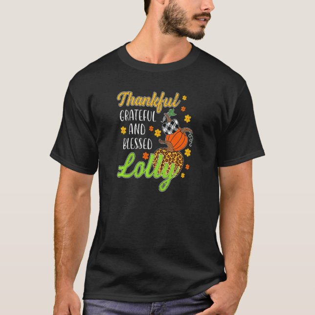 Camiseta Agradecidas Agradecidas Mujeres Benditas Lolly Oto (Anverso)