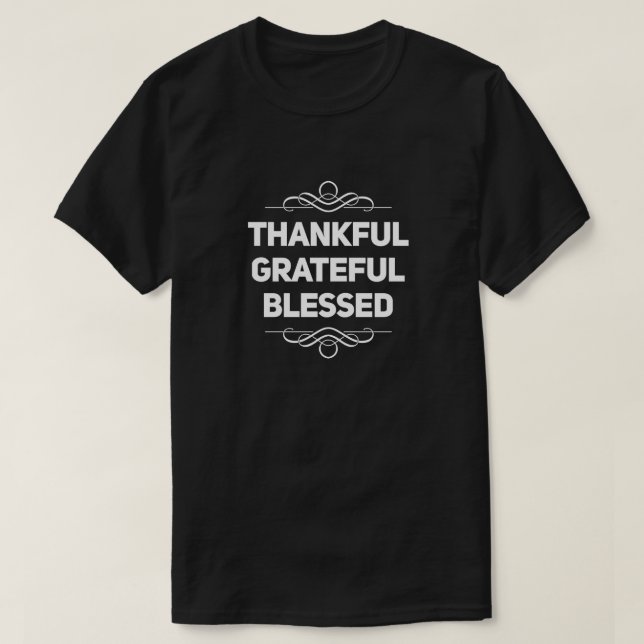 Camiseta Agradecido agradecimiento (Diseño del anverso)