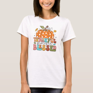 Camiseta Agradecido agradecimiento al bendecido Día de Acci
