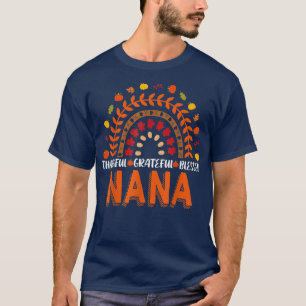 Camiseta Agradecido Agradecimiento bendecido por Nana Fall 