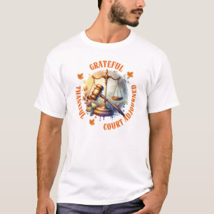 Camiseta Agradecido aplazamiento por la Corte de Agradecimi