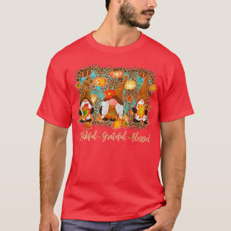 Camiseta Agradecido Calabaza Bendecida Caída del Otoño Gno