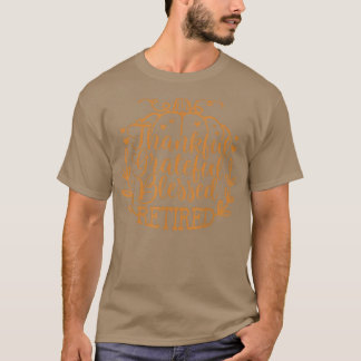 Camiseta Agradecido Calabaza Bendecida Jubilada Agradecida