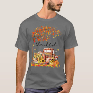 Camiseta Agradecido Camión De Calabaza Bendecido Su Caída Y
