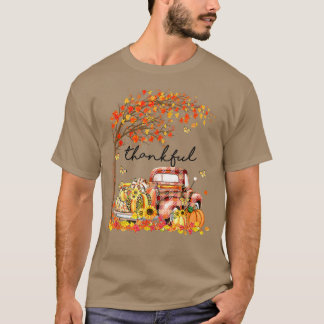 Camiseta Agradecido Camión De Calabaza Bendecido Su Caída Y