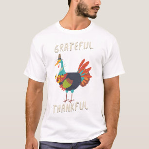 Camiseta Agradecido Día de Acción de Gracias