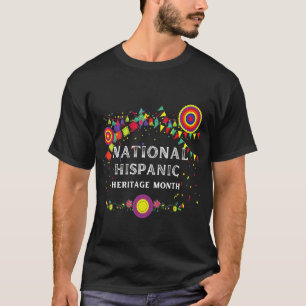 Camiseta agradecido Feliz Mes de la Herencia Nacional Hispa